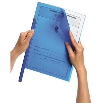 E-shop DURABLE Dokumentenmappe A4, blau - 50er-Pack