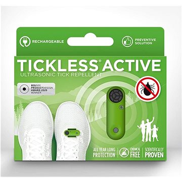 TickLess Active Ultrazvukový odpudzovač kliešťov – zelený