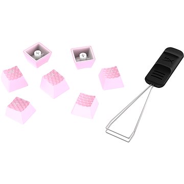 E-shop HyperX Gummi-Tastenkappen, rosa (US)