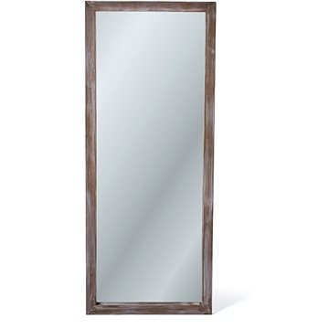 Nástěnné zrcadlo BJORN, hnědá, 148 x 60 x 4 cm