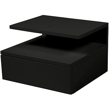 Noční stolek Ashlan, 35 cm, černá