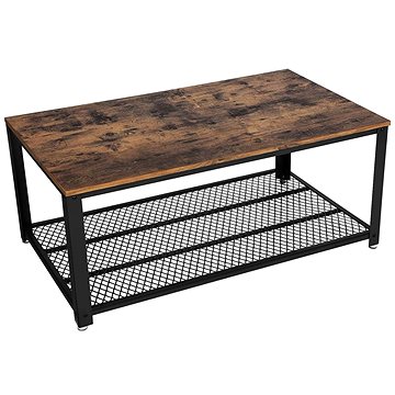 Konferenční stolek Stella, 106,2 cm, hnědá / černá