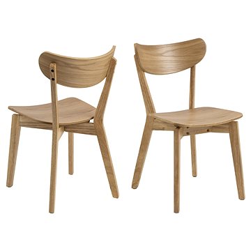 Design Scandinavia Jídelní židle Roxby (SET 2ks), dub