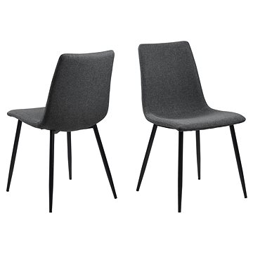 Design Scandinavia Jídelní židle Winnie (SET 4 ks), šedá