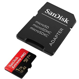 E-shop SanDisk MicroSDXC 1TB Extreme Pro A2 UHS-I (V30) U3 + SD Adapter