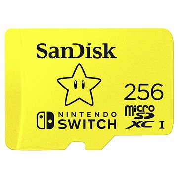 E-shop SanDisk microSDXC 256GB Nintendo Switch A1 V30 UHS-1 U3