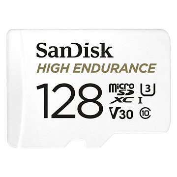 E-shop SanDisk microSDXC 128GB High Endurance Video U3 V30 + SD-Adapter