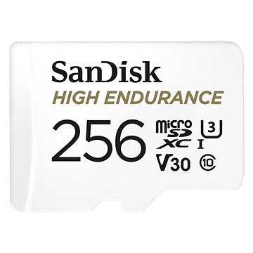 E-shop SanDisk microSDHC 256GB High Endurance Video U3 V30 + SD-Adapter