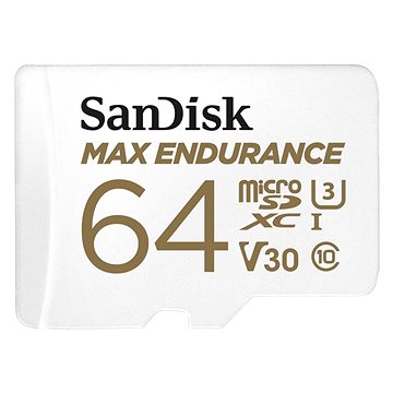 E-shop SanDisk microSDXC 64 GB Max Endurance + SD-Adapter