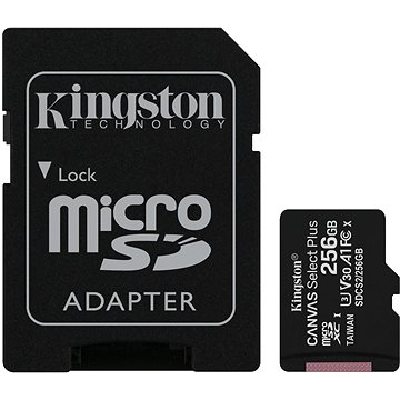 E-shop Kingston Canvas Select Plus micro SDXC 256GB Class 10 UHS-I