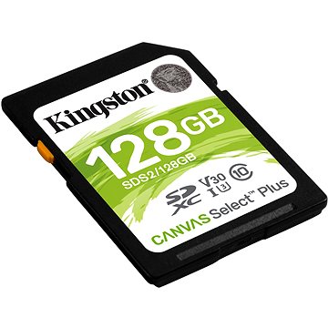 E-shop Kingston Canvas Select Plus SDXC 128GB Class 10 UHS-I