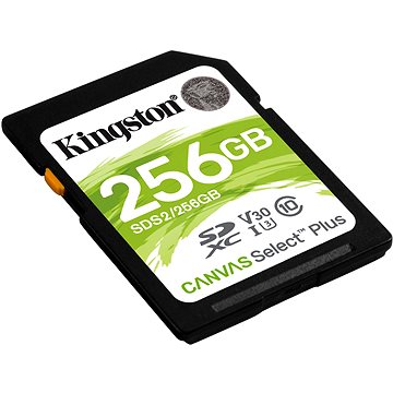E-shop Kingston Canvas Select Plus SDXC 256GB Class 10 UHS-I