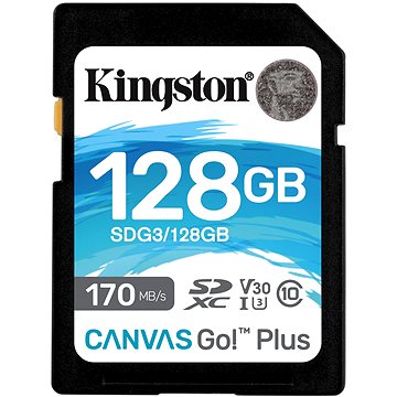 E-shop Kingston Canvas Go Plus SDXC 128 GB