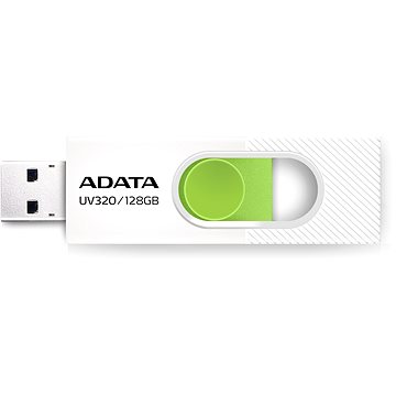 ADATA UV320 128GB, bílo-zelená