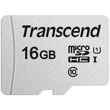 E-shop Transcend microSDHC 300S 16 GB + SD Adapter