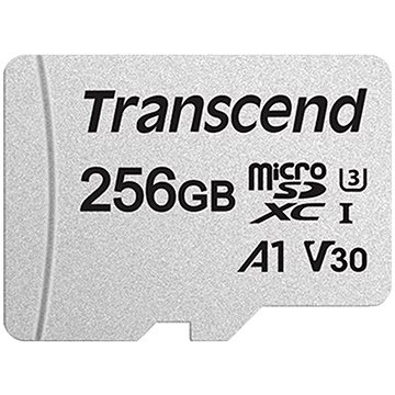 E-shop Transcend microSDXC 300S 256 GB + SD Adapter