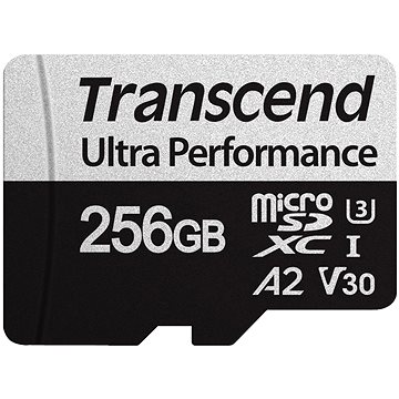 E-shop Transcend microSDXC 256GB 340S + SD-Adapter