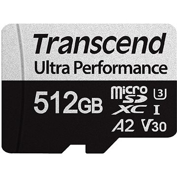 E-shop Transcend microSDXC 512GB 340S + SD-Adapter