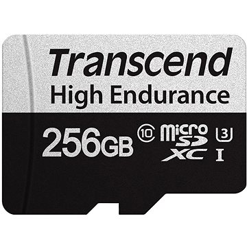 E-shop Transcend microSDXC 256GB 350V + SD-Adapter