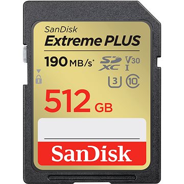 E-shop SanDisk SDXC Extreme PLUS 512GB