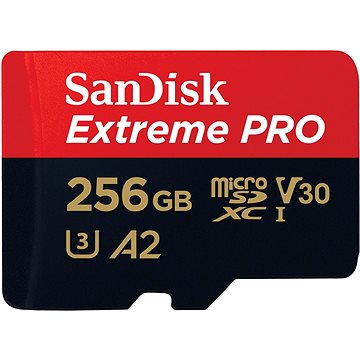 E-shop SanDisk microSDXC 256GB Extreme PRO + Rescue PRO Deluxe + SD-Adapter