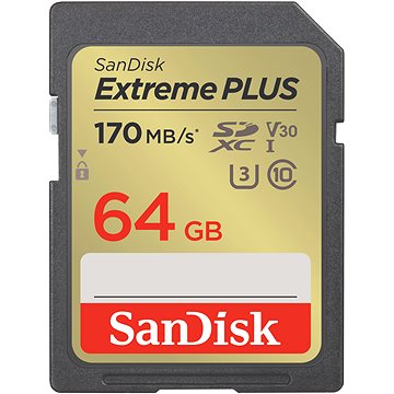 E-shop SanDisk SDXC 64GB Extreme PLUS + Rescue PRO Deluxe