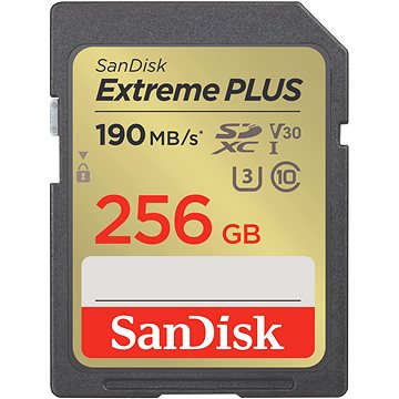 E-shop SanDisk SDXC 256GB Extreme PLUS + Rescue PRO Deluxe
