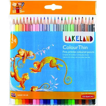 DERWENT Lakeland ColourThin, šestihranné, 24 barev