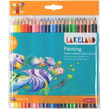 DERWENT Lakeland Painting, šestihranné, 24 barev