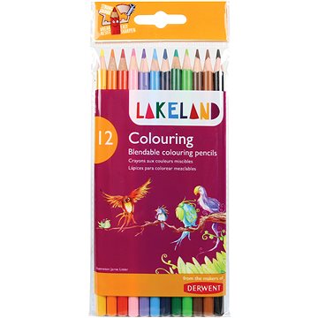 DERWENT Lakeland Colouring, kulaté, 12 barev