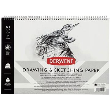 E-shop DERWENT Zeichen- und Skizzenpapier A3 / 30 Blatt / 165g/m2
