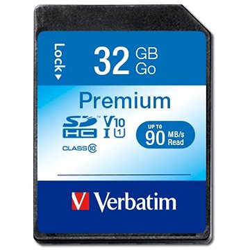 E-shop VERBATIM Premium SDHC 32 GB UHS-I V10 U1