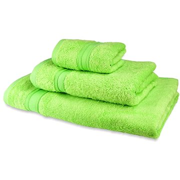 Dommio sada bambusových ručníků a osušky, zelené