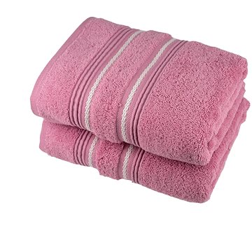 Dommio Ručník Stripe růžový 50×90 cm