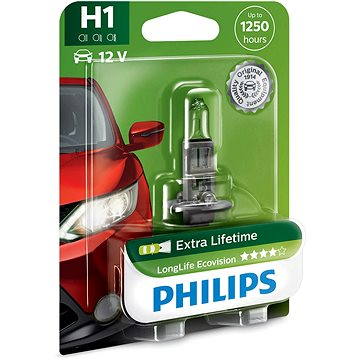 PHILIPS H1 LongLife EcoVision 1 ks