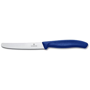 Victorinox nůž na rajčata s vlnkovaným ostřím 11 cm modrý