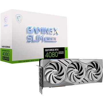 E-shop MSI GeForce RTX 4080 SUPER 16G GAMING X SLIM WHITE