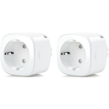 Eve Energy Smart Plug & Power Meter - Thread compatible - 2 PACK