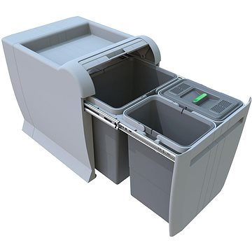 E-shop Elletipi Einbau-Abfallbehälter CITY - ausziehbar, 18+8+8 L, PTA 4045A