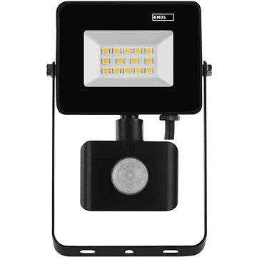 E-shop EMOS LED-Strahler SIMPO mit Bewegungsmelder, 10,5 W, schwarz, neutralweiß