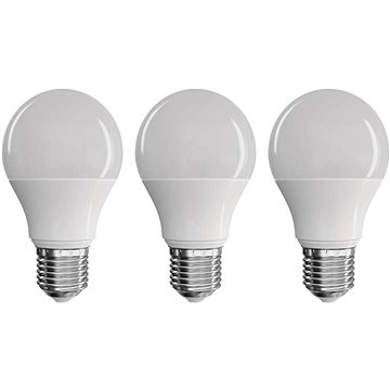 E-shop EMOS LED-Lampe True Light A60 7,2W E27 neutralweiß, 3 Stück