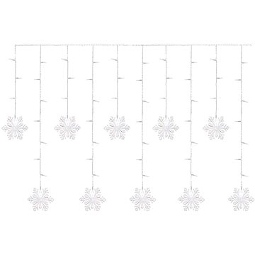 E-shop EMOS LED Weihnachtsvorhang - Schneeflocken, 135x50 cm, innen, kaltweiß