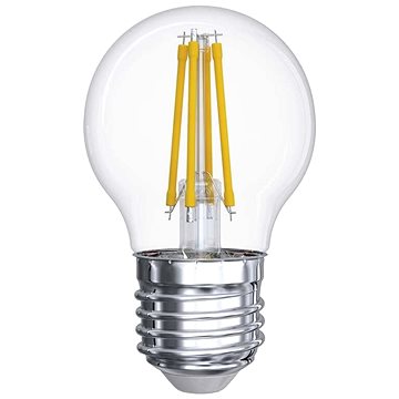 EMOS LED žárovka Filament Mini Globe 6W E27 teplá bílá