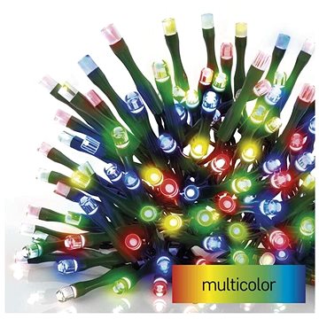 E-shop EMOS LED-Weihnachtslichterkette, 18 m, innen und außen, multicolor, Timer
