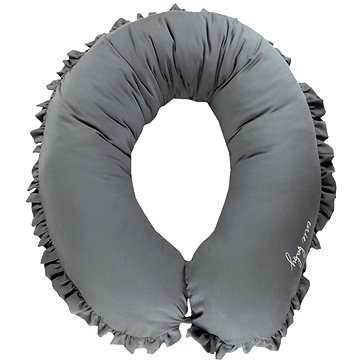 ENIE BABY kojící polštář SWEET dark grey s dutým vláknem