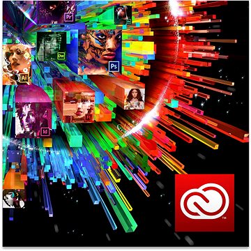 Adobe Creative Cloud All Apps with Adobe Stock, Win/Mac, CZ/EN, 12 měsíců, obnova (elektronická lice