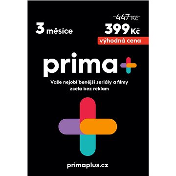 Prima+ Premium - předplatné 3 měsíce