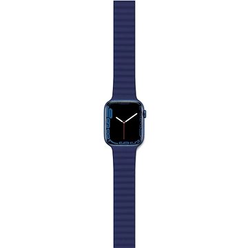 E-shop Epico Magnetband für Apple Watch 42/44/45mm - BLAU/schwarz