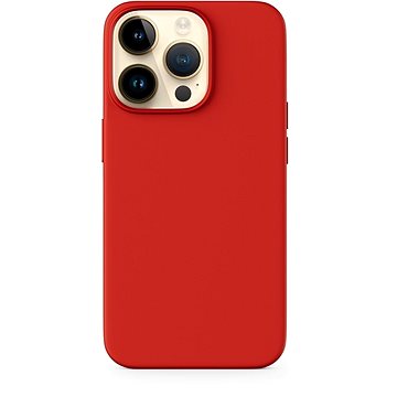 E-shop Epico Silikon Case für iPhone 14 Pro Max mit MagSafe Halterung - rot
