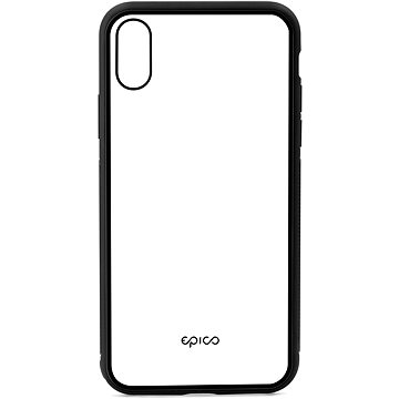E-shop Epico Glass Case für iPhone 6.5 - Transparent / Schwarz